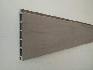 Co-extrusion DIY fencing hollow 282x20mm 423x20mm easy install modern decoration waterproof durable for outdoor