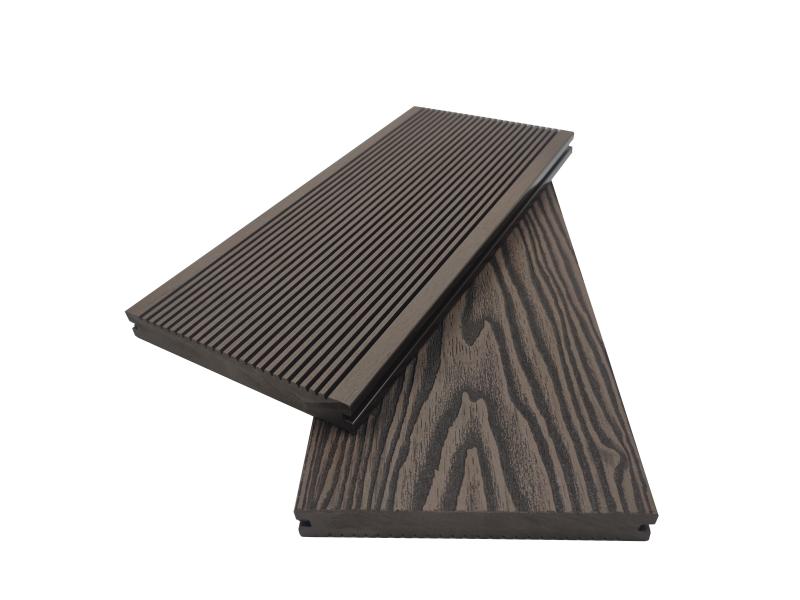 Embossed decking solid wood grain 132x19mm high density for outdoor patio park Featured Image