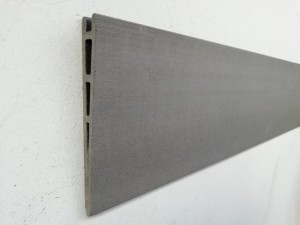 Co-extrusion DIY fencing hollow 151x20mm v form panel factory direct supply high degree of UV for outdoor decoration