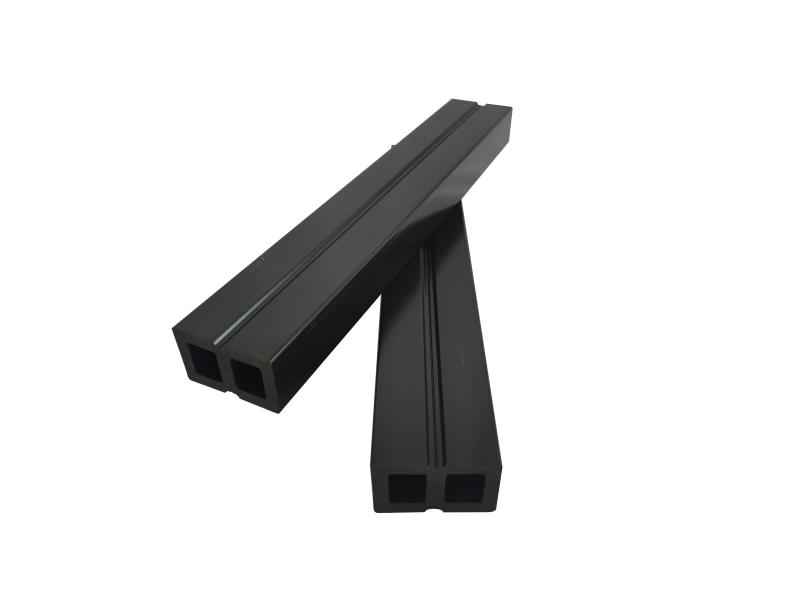 Wpc hollow Hot Sale 50x30mm wood plastic composite WPC joist with factory price wholesale WPC decking accessories outdoor flooring support Featured Image